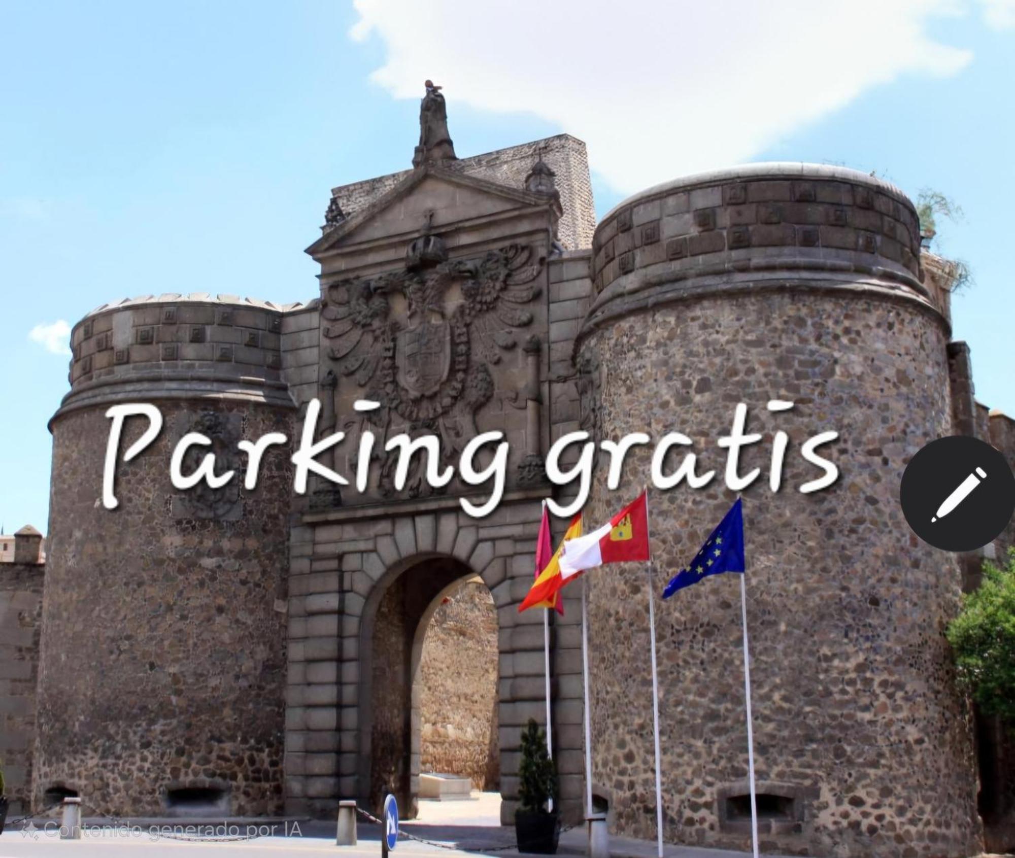 Puerta De Bisagra-Parking Gratis- Con 2 Habitaciones Toledo Eksteriør bilde